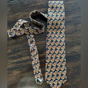 UofMN university mascot tie Goldy Gophers silk
